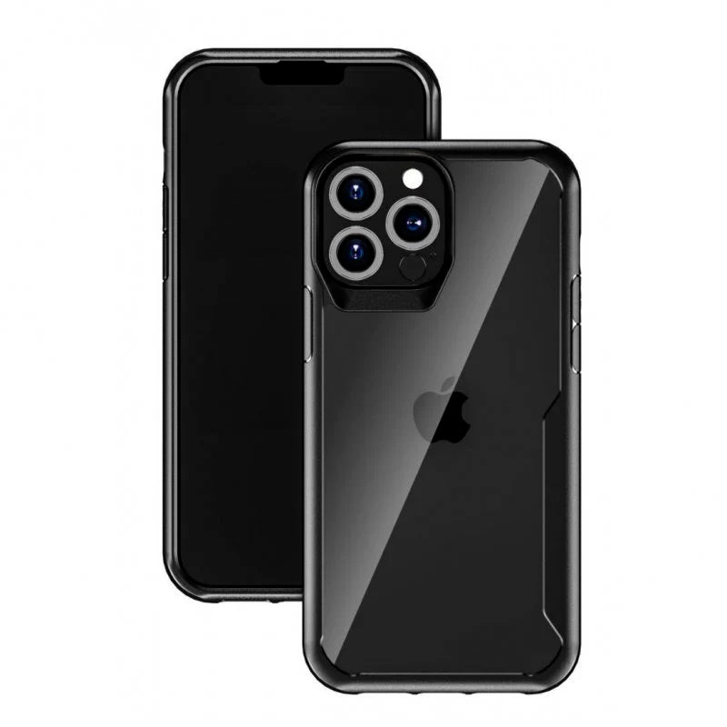 Funda Muvit for Change Shockproof 2m Transparente/Negra para Apple iPhone 13 Pro