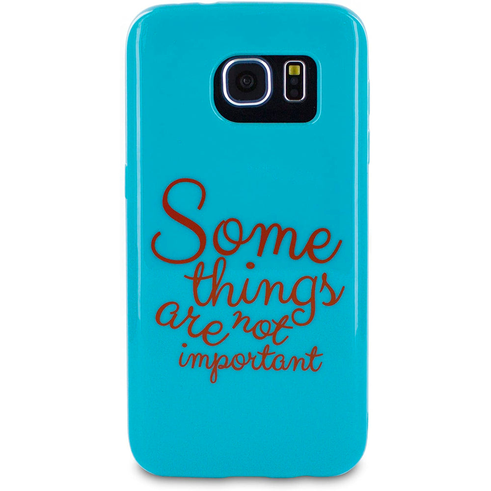 Funda azul Words WOCT030 Some things para Samsung Galaxy S7.