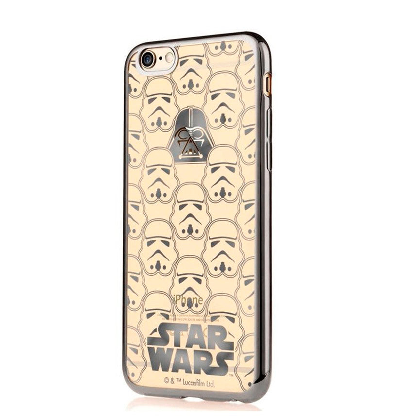 Carcasa Licencia Star Wars Apple iPhone 7+/8+ Borde Metal Darth Vader.