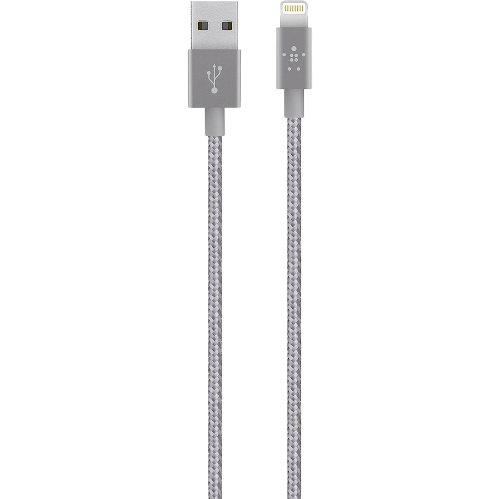 Belkin MIXIT Cable metálico de Apple a USB para iPhone 1,2m gris