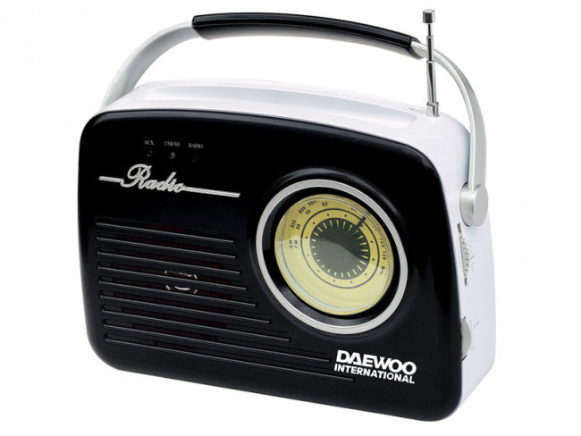 Radio con USB/SD Daewoo DRP-130B AM/FM USB Y SD para MP3 (NUEVO)