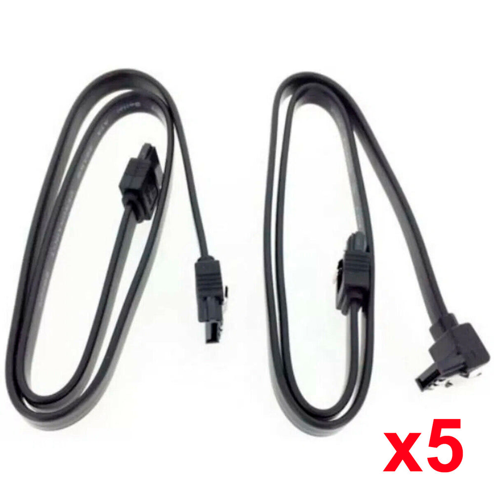 Pack 10 Cables originales ASUS SATA 50 cm con bloqueo en color negro