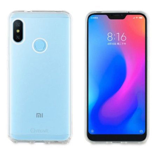 Funda Muvit Cristal Soft para Xiaomi MI A2 Lite transparente.