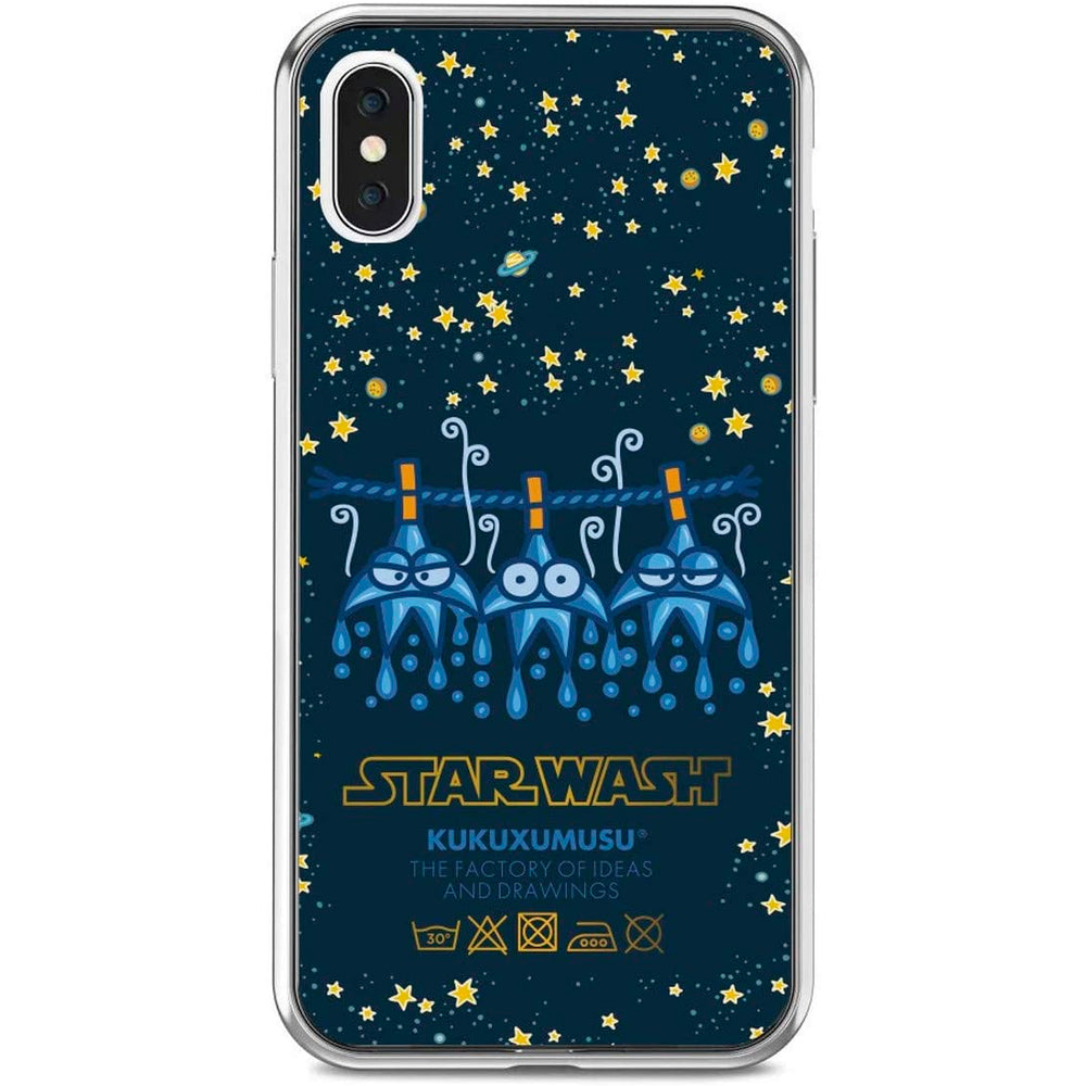 Carcasa Kukuxumusu Star Wash para Apple iPhone X Transparente