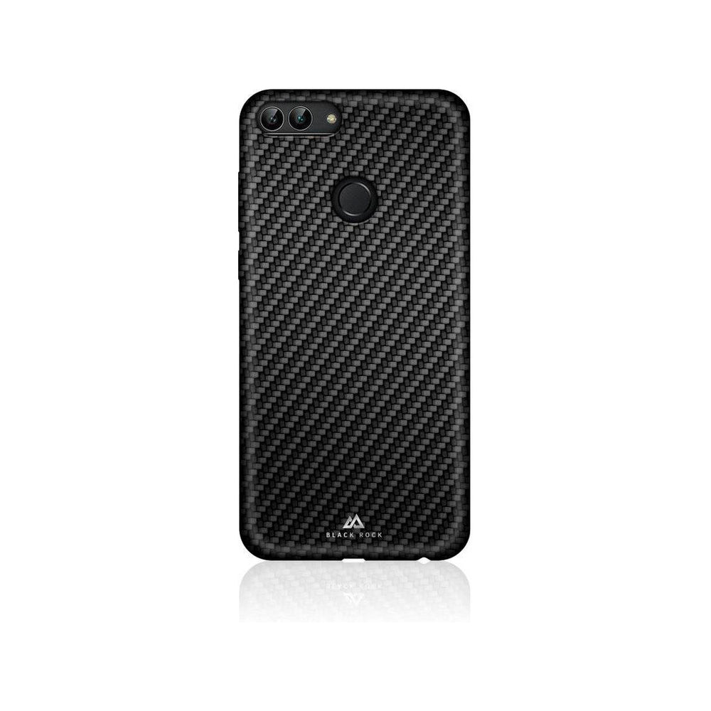 Carcasa Black Rock para Huawei P Smart 2018 Flex Carbon negra