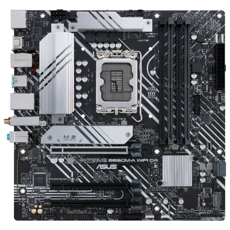 Placa Base Asus PRIME B660M-A WIFI D4 *Fallan 2 primeros bancos memoria, 3-4 OK*