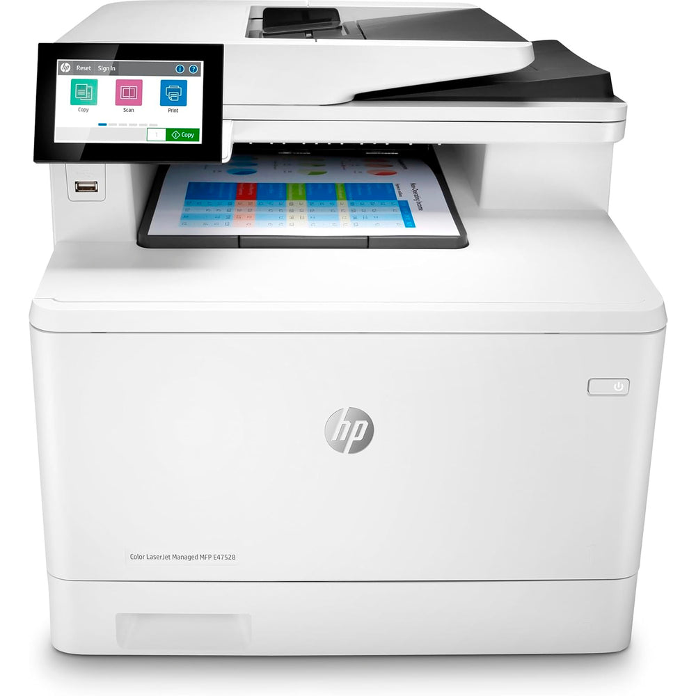 HP Laserjet Managed MFP E47528F Impresora Multifunción Láser Color Usado
