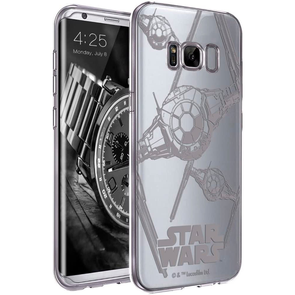 Carcasa Disney Star Wars Tie Fighter para Samsung Galaxy S8 transparente.