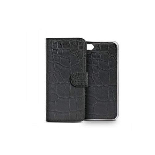 Funda Folio Celly Ambo Crocodile CROCOAIPH6PBK para Apple iPhone 6 plus negro.