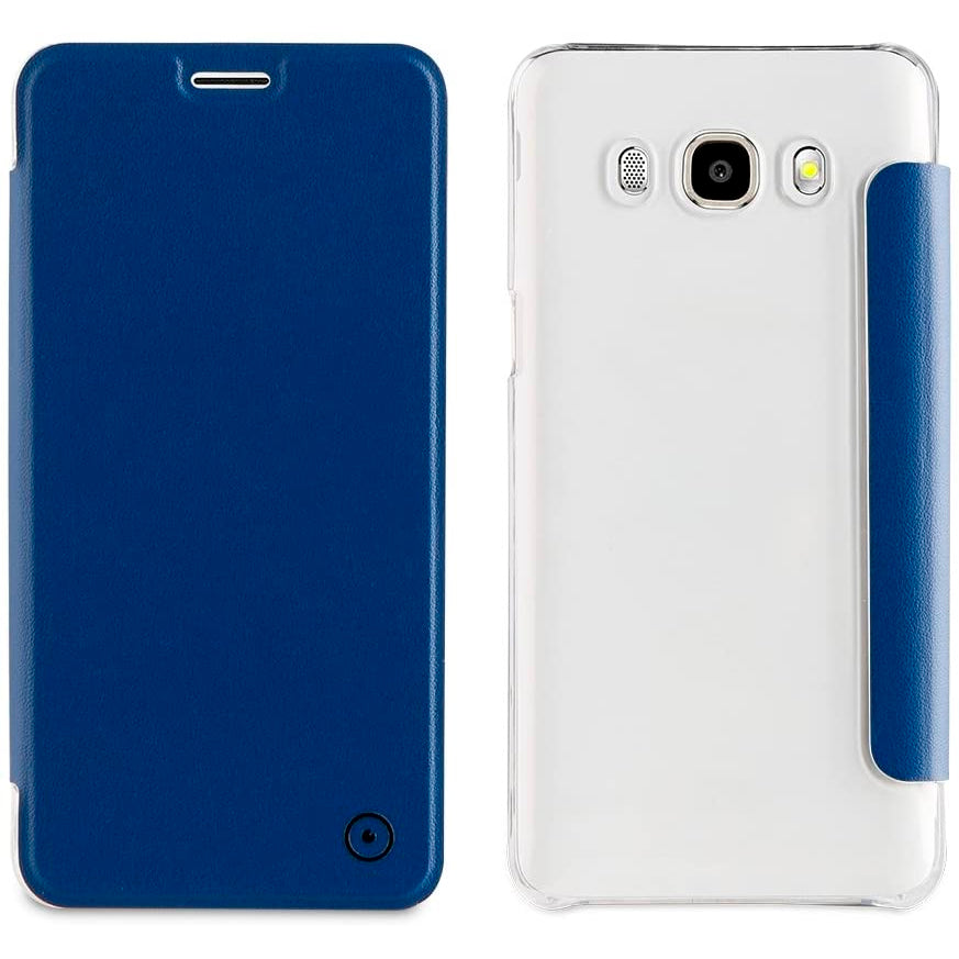 Funda Folio Muvit para Samsung Galaxy J5 2016 Transparente.