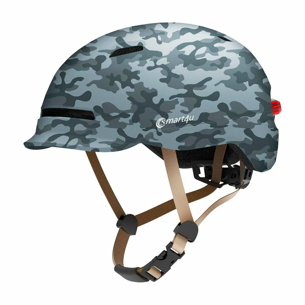 Casco para viajeros urbanos Smart4U SH50U color camuflaje – Talla L (NUEVO)