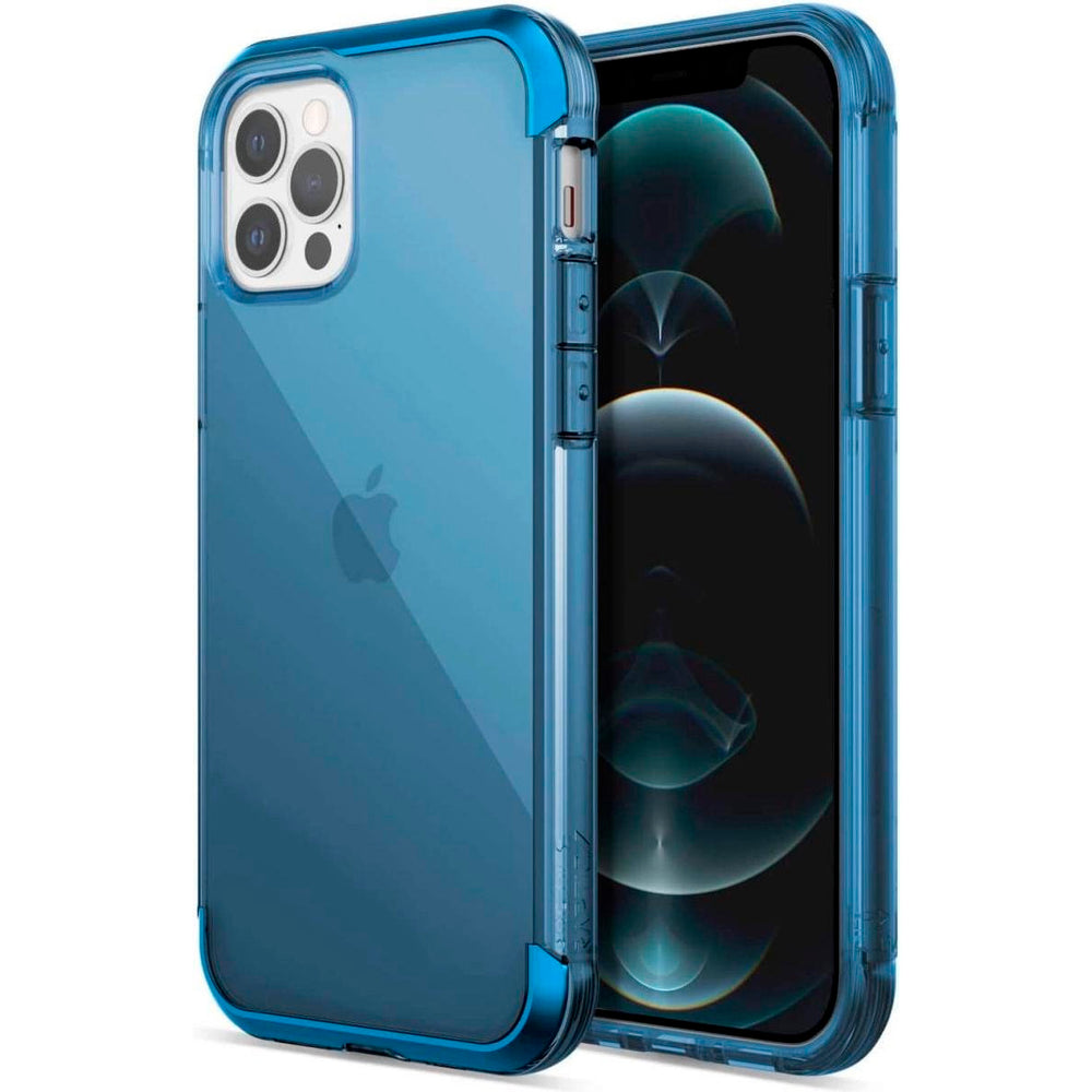 Funda Raptic Air Clear para Apple iPhone 12 / 12 Pro Azul