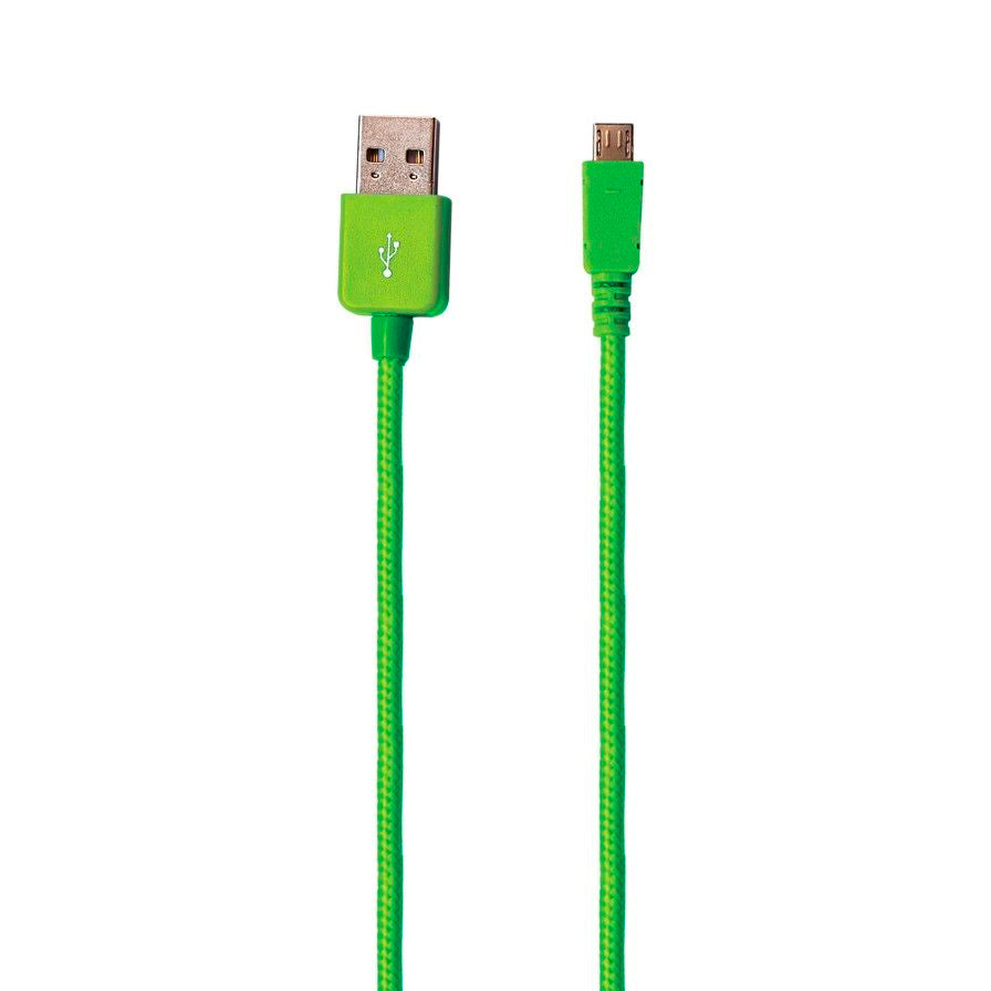 Cable de Carga Muvit MUUSC0074 USB 1,2 m USB 2.0 USB A Micro-USB B Verde