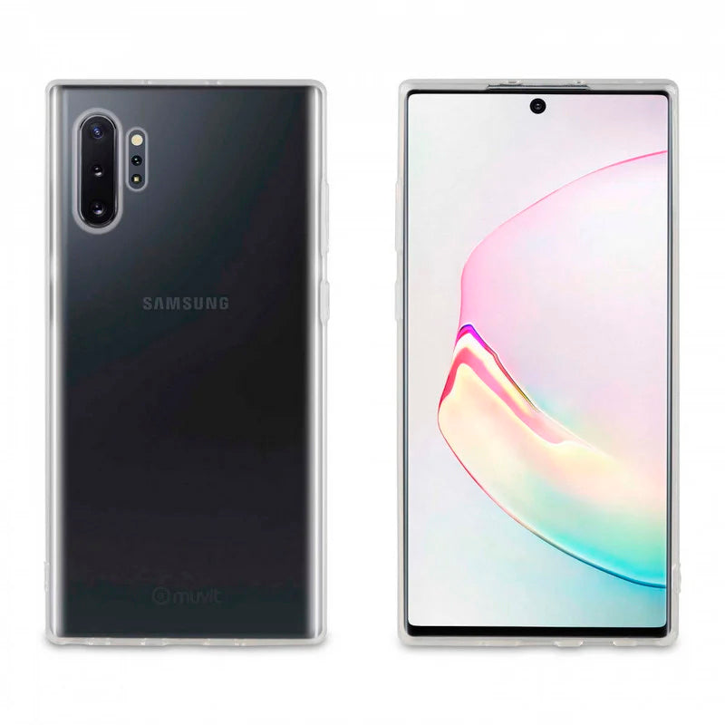 Funda Muvit Cristal Soft Samsung Galaxy Note 10 Plus/10 Plus 5g transparente