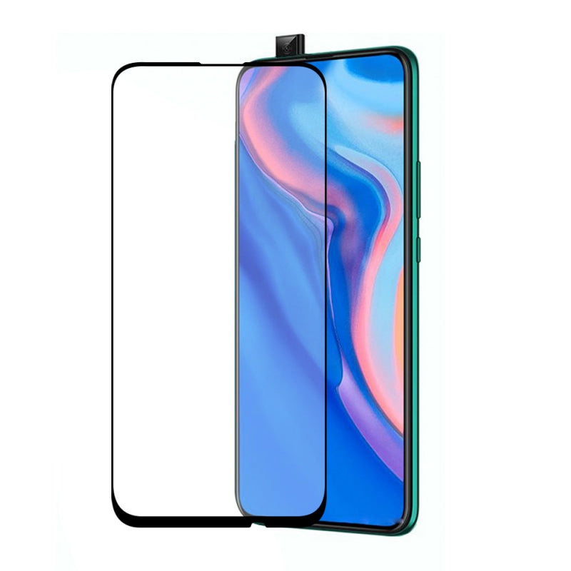 Protector pantalla Muvit Huawei P Smart Z vidrio templado plano con marco negro