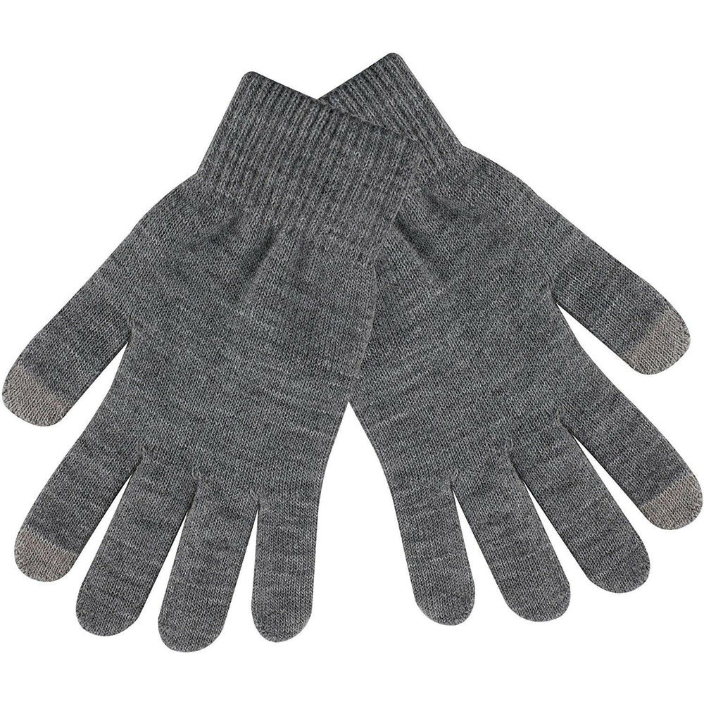 Guantes capacitivos pantalla táctil talla XL MyWay color gris MWHTG0006.