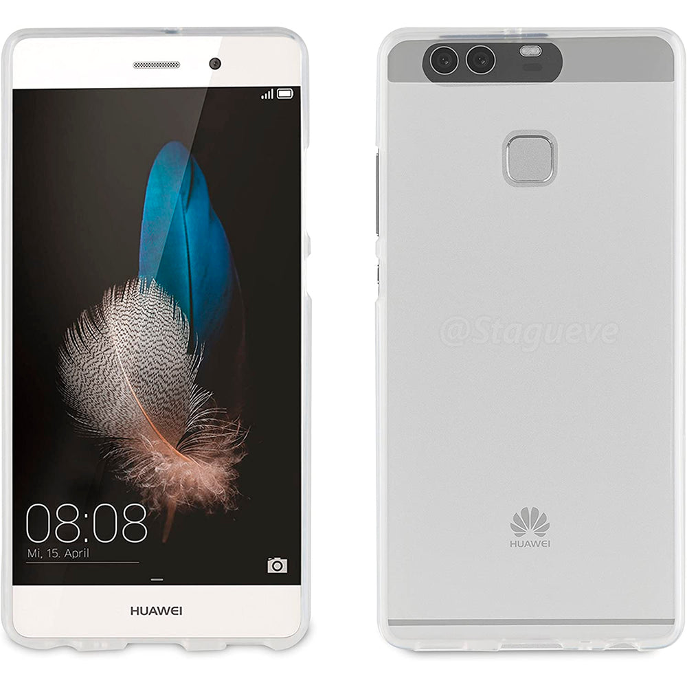 Funda Muvit Cristal Soft para Huawei P9 transparente.
