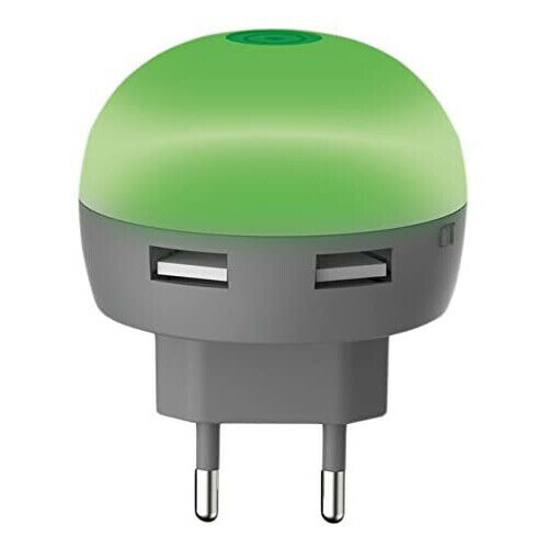 Transformador Muvit Life USB 2.1A Diodo verde.