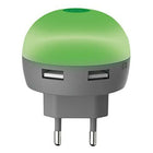 Transformador Muvit Life USB 2.1A Diodo verde.