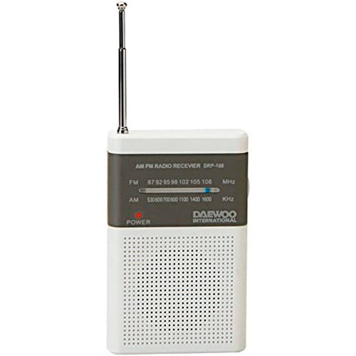 Radio Daewoo AM/FM DRP-100 Blanco/Gris