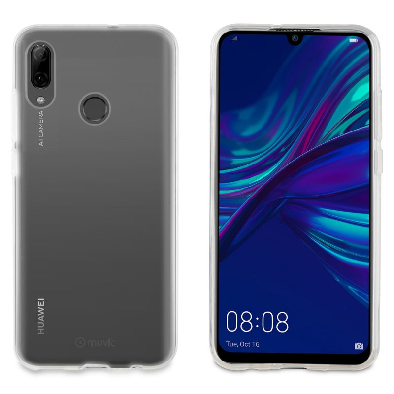 Carcasa Muvit Cristal Soft para Huawei P Smart 2019 transparente.
