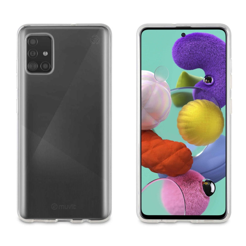 Funda Muvit for change para Samsung Galaxy A51 recycletek transparente