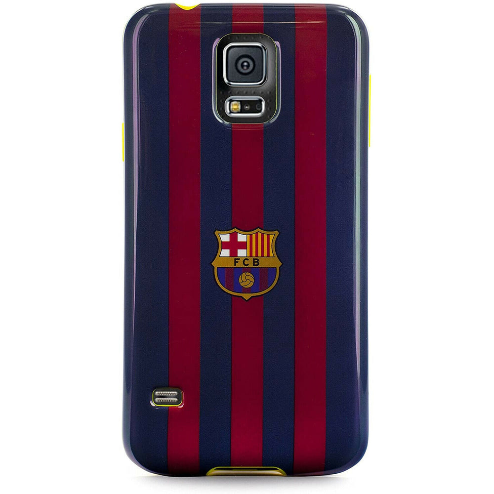 Funda TPU para Apple iPhone 5/5S licencia F.C. Barcelona Primera Equipación 2014