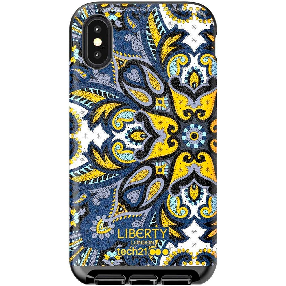 Funda Protectora Tech21 EVO Luxe Liberty Marham Apple iPhone X/iPhone XS Azul