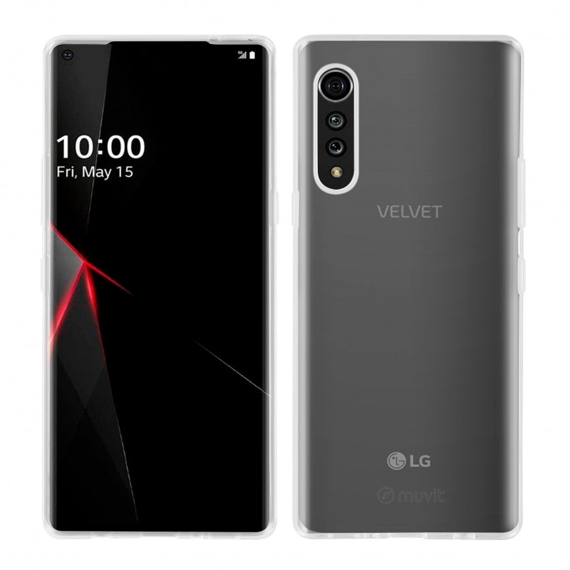 Funda Muvit for Change para LG Velvet recycletek transparente