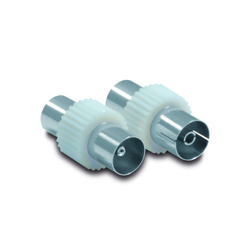 Repartidor Metronic TV 438109 Set de 2 conectores hembra/macho hembra/hembra 9mm