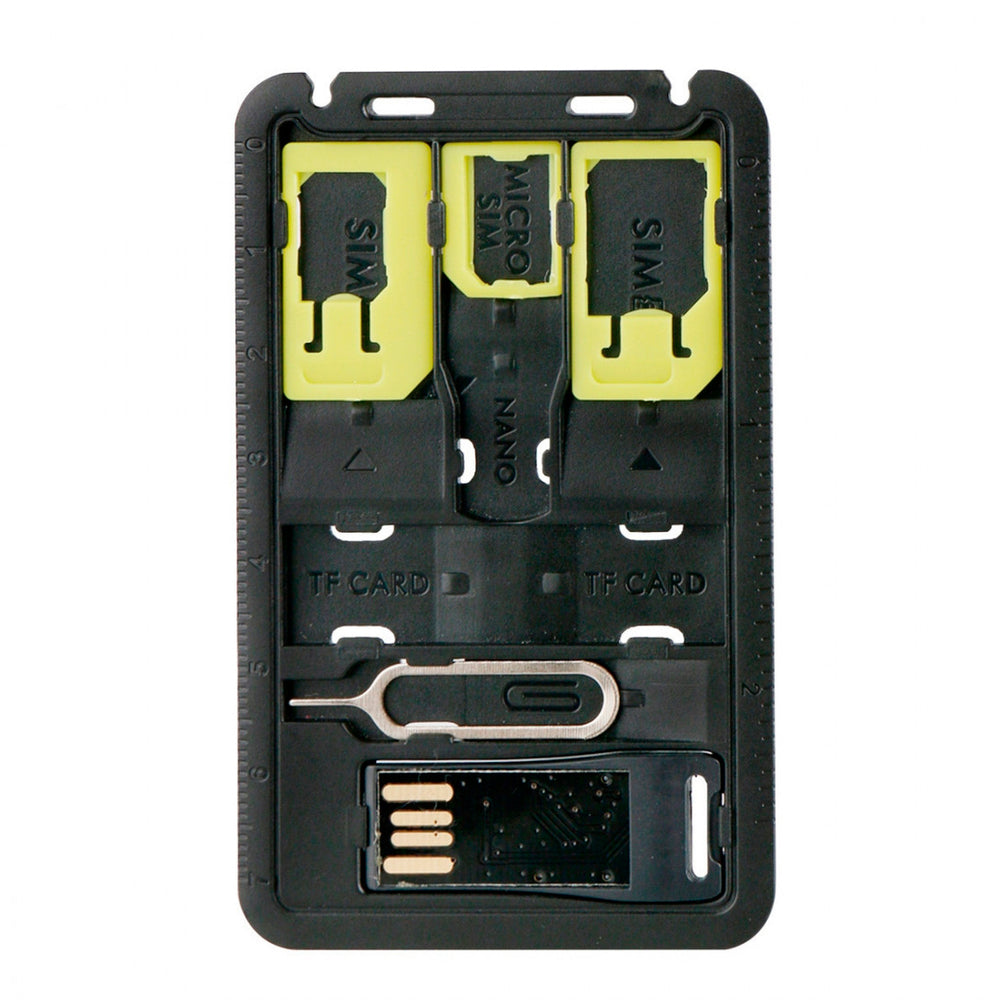 Pack Muvit 3 adaptadores SIM nanosim + microsim + lector tarjetas