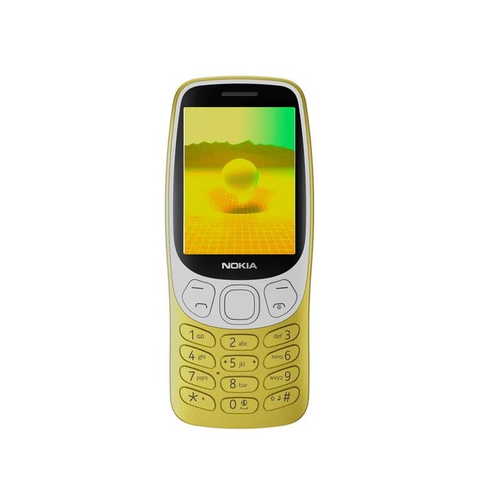Teléfono Nokia 3210 2024 4G 2.4″ 128MB RAM 64GB Bluetooth batería 1450mAh oro