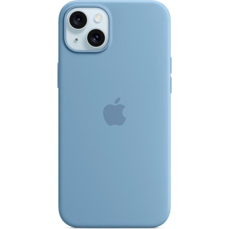 Funda original Apple silicona con MagSafe para Apple iPhone 15 Plus azul