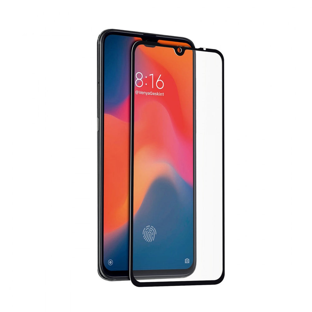 Protector de pantalla Muvit para Xiaomi Mi 9 vidrio templado plano marco negro.