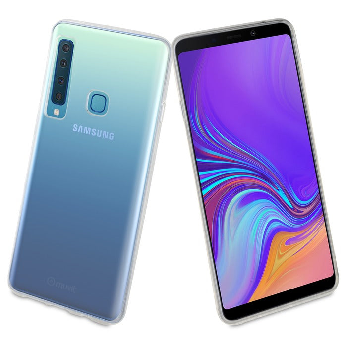 Funda Muvit Cristal Soft Samsung Galaxy A9 2018 transparente.