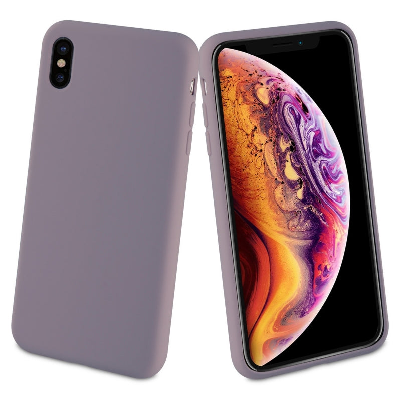 Carcasa Muvit Apple iPhone XS Max Liquid Edition lavander grey.