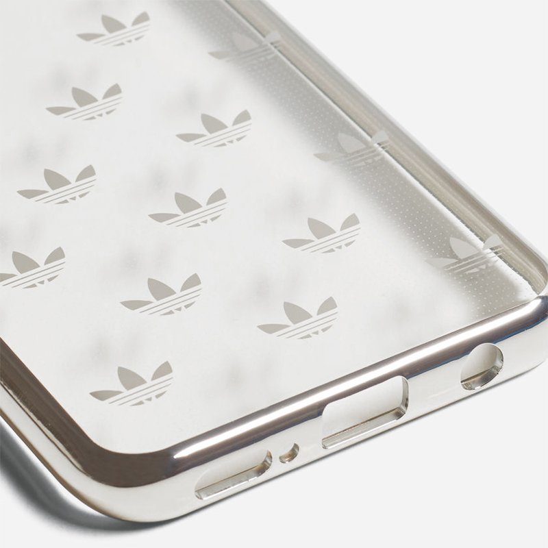 Funda Licencia Adidas para Samsung G960 Galaxy S9 Transparente Plata.