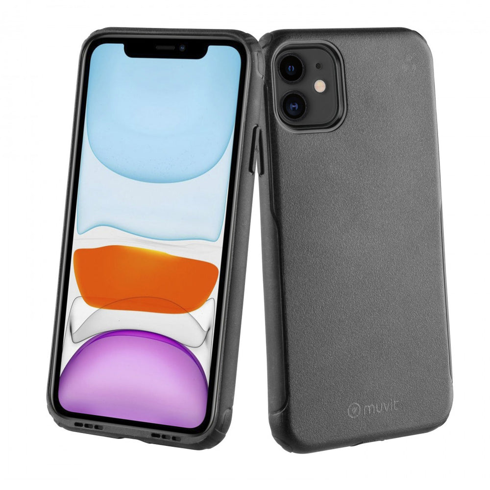 Funda Muvit for Change Soft para Apple iPhone 11 shockproof 2m negra.