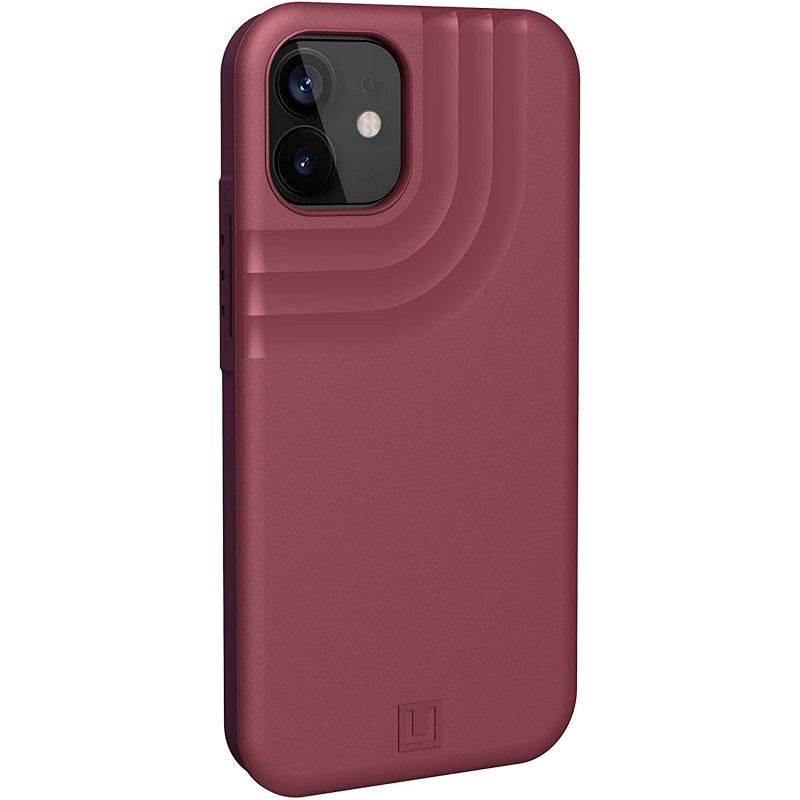 Funda Urban Armor Gear Anchor para Apple iPhone 12 Mini color berenjena