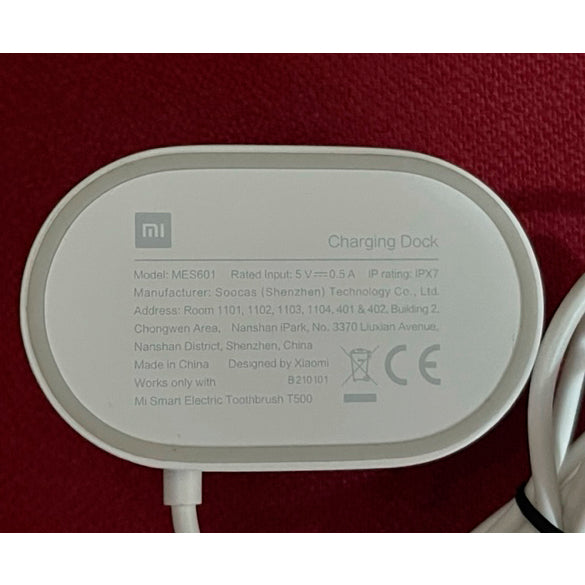 Cargador original Xiaomi de cepillo de dientes eléctrico para Xiaomi T500 MES601