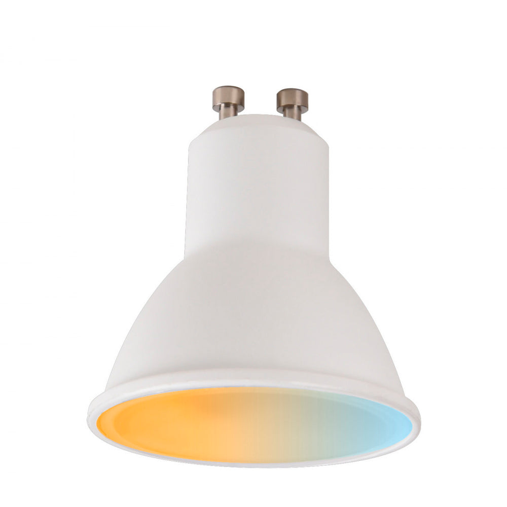 Bombilla inteligente muvit iO GU10/5.5W/400lm RGB+Blancos D50*H56 +portalámparas