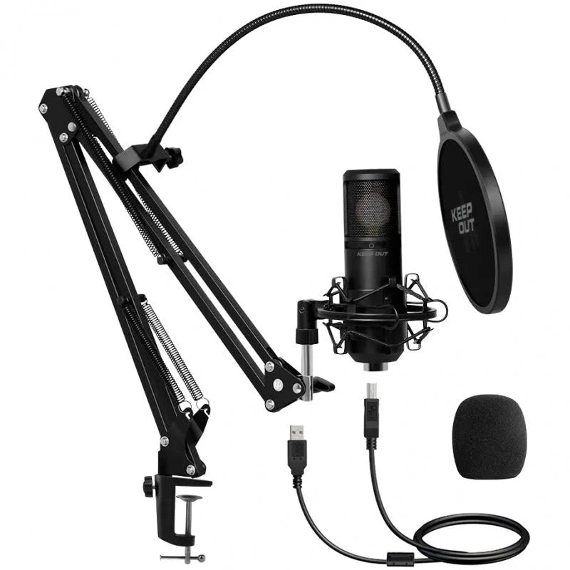 Micrófono Keep Out Kit XLR de Condensador