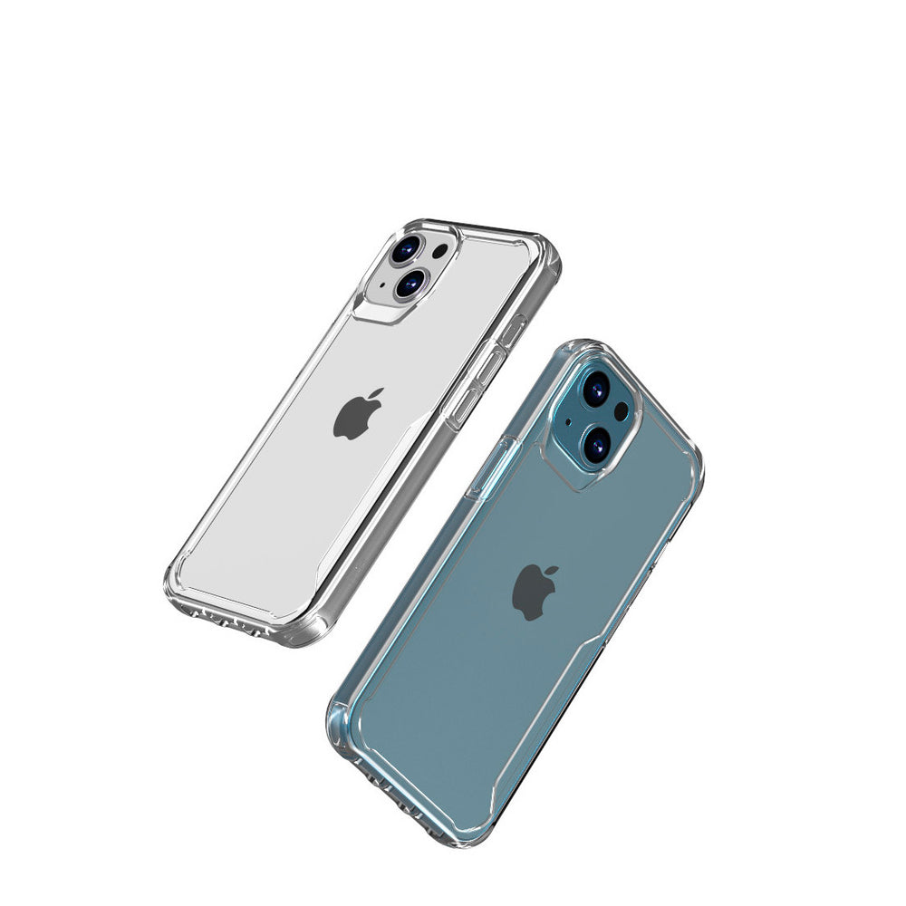 Funda Muvit for Change Shockproof 2m para Apple iPhone 13 transparente