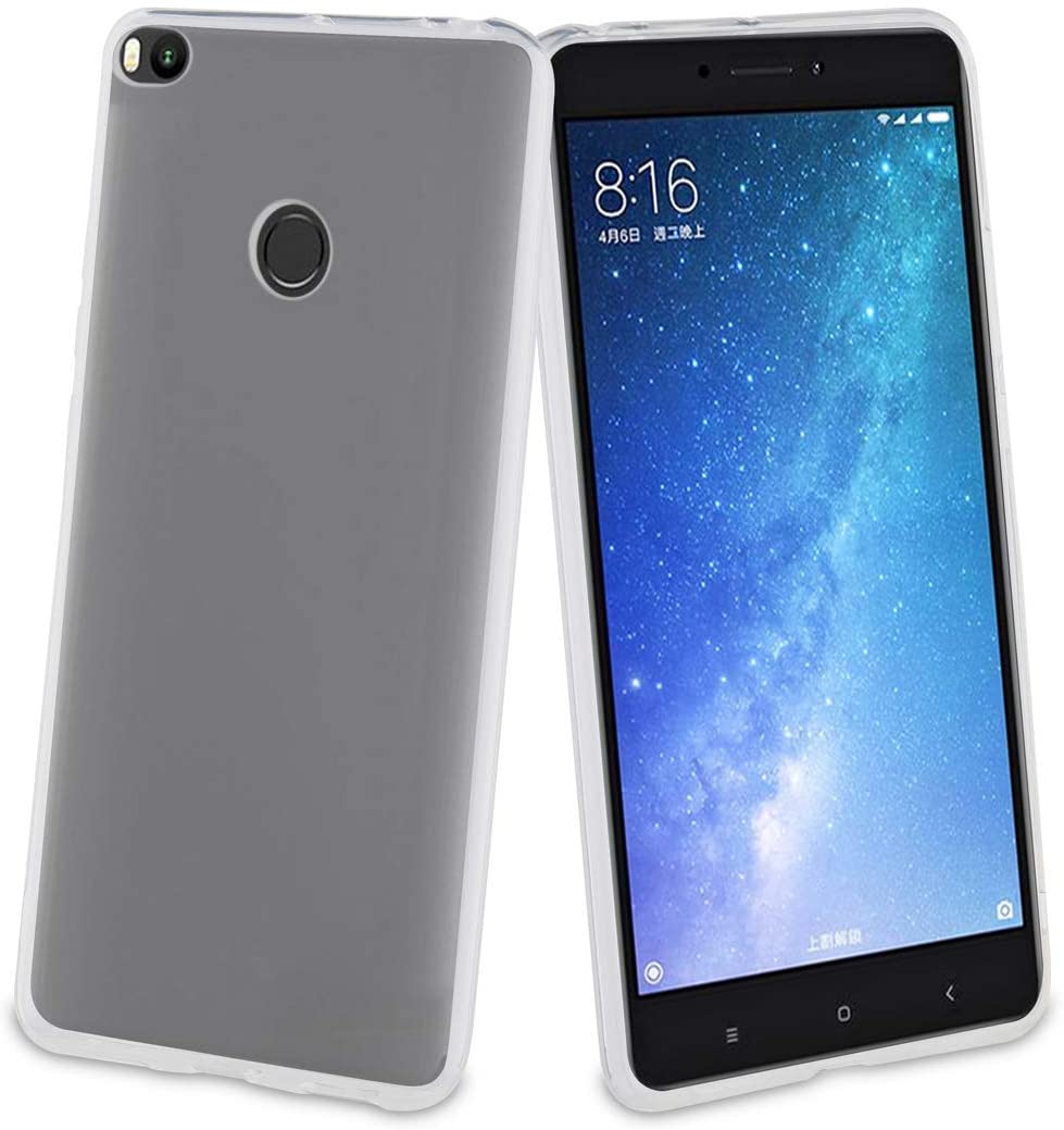 Carcasa Muvit Cristal Soft para Xiaomi Mi Max 2 transparente.