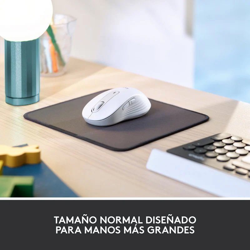 Ratón Logitech Signature M650 L Óptico Inalámbrico 2000DPI Blanco