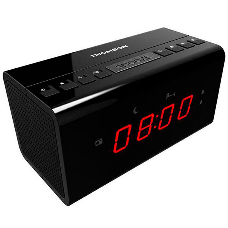 Radio Despertador Digital FM Thomson CR50 Usada