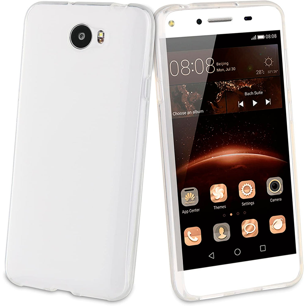 Funda Muvit Cristal Soft para teléfono móvil 5» (Huawei Y5 II) transparente.