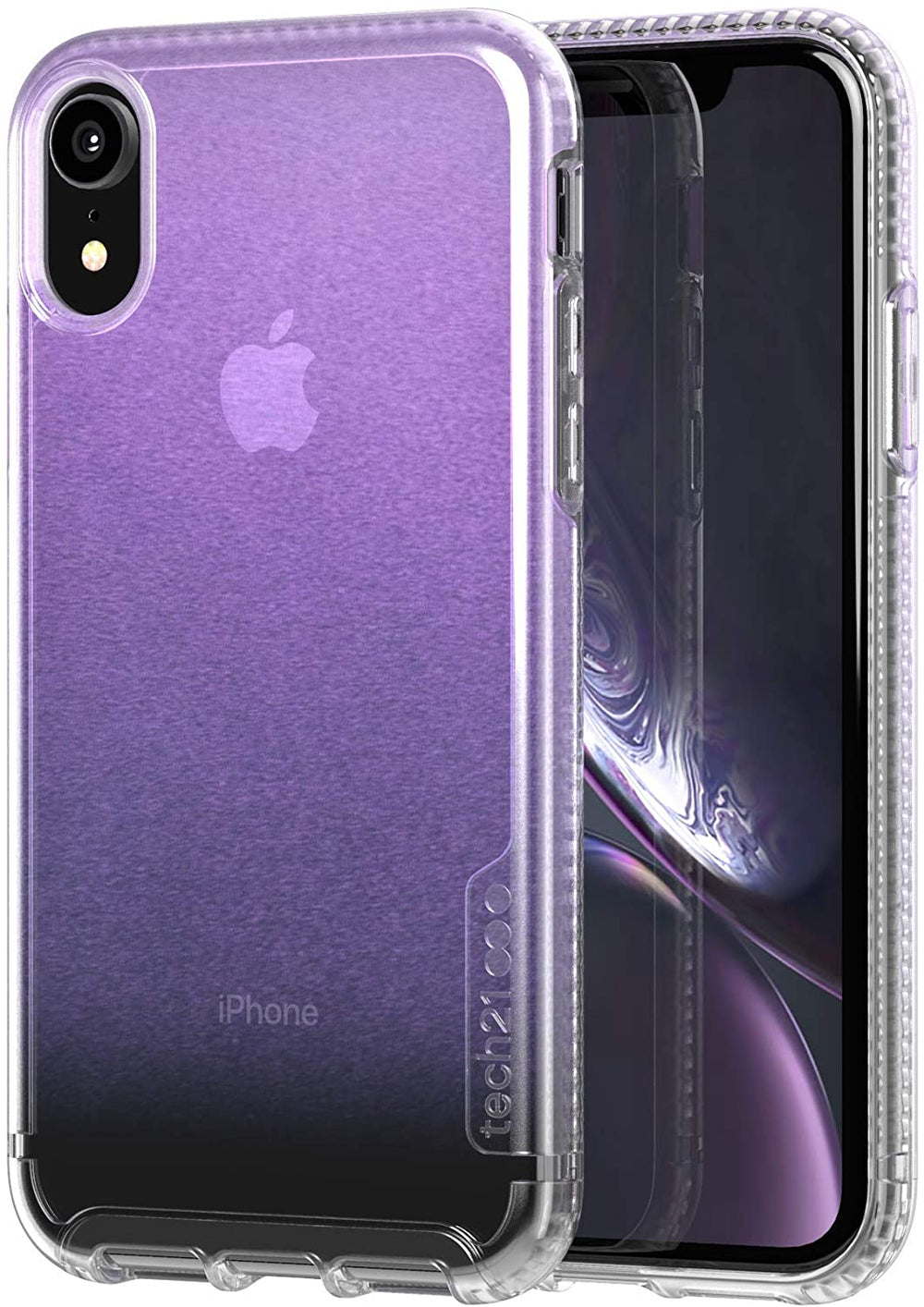 Carcasa Tech21 Pure Shimmer color rosa para Apple iPhone XR
