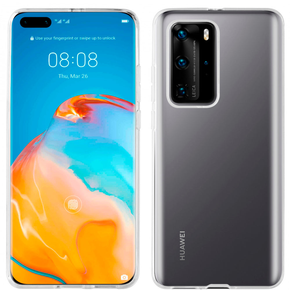Funda Muvit for Change recycletek para Huawei P40 Pro transparente
