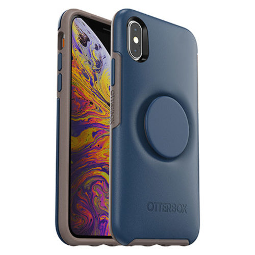 Funda OtterBox + Pop Symmetry para Apple iPhone X / XS color Azul